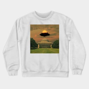 Light On The Dark Side - Surreal/Collage Art Crewneck Sweatshirt